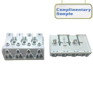 Tornillo de terminal de conexión rápida Menos enchufe en el bloque de terminales LED Empuje tipo 923-5 Bloque de terminales - Product Image 4