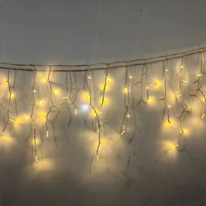3x3m LED สายม่านฝนน้ําตกไฟ LED กันน้ําฝักบัวดาวตกคริสต์มาสผ้าม่านจัดงานแต่งงาน ICECLE Fairy String มงกุฏ - Product Image 2