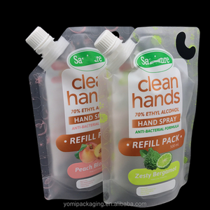 カスタムプリント2L3L <span class=keywords><strong>4L</strong></span>シャワージェルシャンプー食器洗いDoypack石鹸液体詰め替え包装袋ランドリー洗剤注ぎ口ポーチ