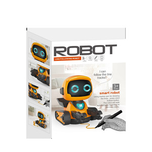 Novedad Juguete mágico Dibujar línea Seguimiento Robot Seguidor Sensor inductivo Robots electrónicos STEM Educativo Niños Dibujo Robot Juguete - Product Image 5