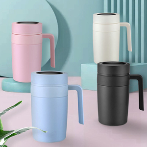 爆発の人気スマートサーモスコーヒーマグLED温度表示ハンドル付き480MLカップステンレス鋼絶縁タンブラー - Product Image 1