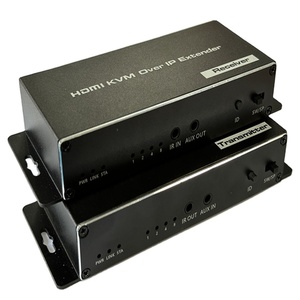 200m HDMIKVMエクステンダーフルHD4KHDMIビデオトランスミッターエクステンダーアダプター、IRHDMIループアウト付き - Product Image 1