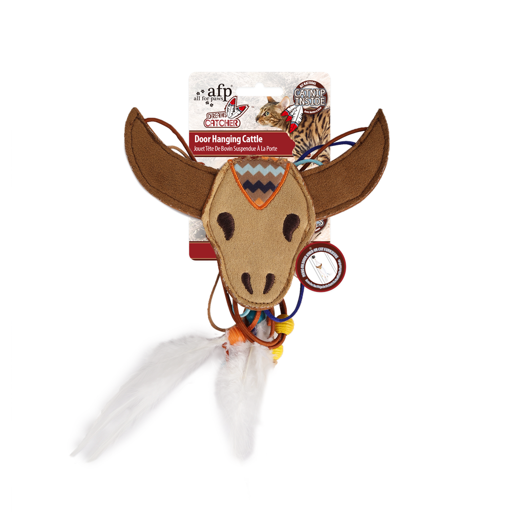 Ganado que cuelga de la puerta