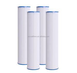 Yunda bán buôn xếp li lọc nước 20 inch 4.5 OD xếp li Bộ lọc hộp mực thay thế cho nhà - Product Image 2