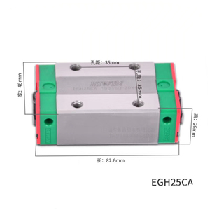 Productos de actuador lineal, riel lineal EGH25CA, guía de 0,5 metros - Product Image 6
