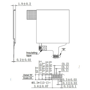 Piccolo schermo LCD 1.3 "pollici 240x240 tipo quadrato IPS TFT angolo di visione gratuito piccolo schermo Lcd - Product Image 6