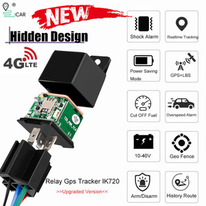 Rastreador GPS de relé IK720 4G con diseño oculto, alarma múltiple para vehículo, coche, motocicleta, autobús, localizador de seguimiento en tiempo real, aplicación gratuita - Product Image 6