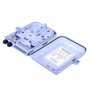 Scatola FTTH scatola di distribuzione ottica scatola ABS SC FC Optik BOX 16 8 Core 16c 1:8 bianco 2 in 8 Out nero, bianco, grigio - Product Image 1