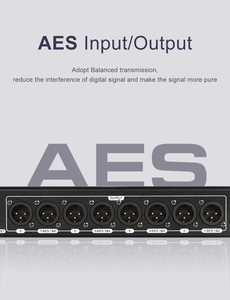 AES入力/出力16バンドEQFIR3入力6出力デジタル音声処理スピーカー管理DSPオーディオプロセッサ - Product Image 6