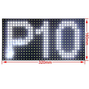 Digitales Scroll-Bildschirm modul für den Außenbereich DIP P10 Single White Color Editier bares Text-LED-Anzeige modul für den Außenbereich - Product Image 2