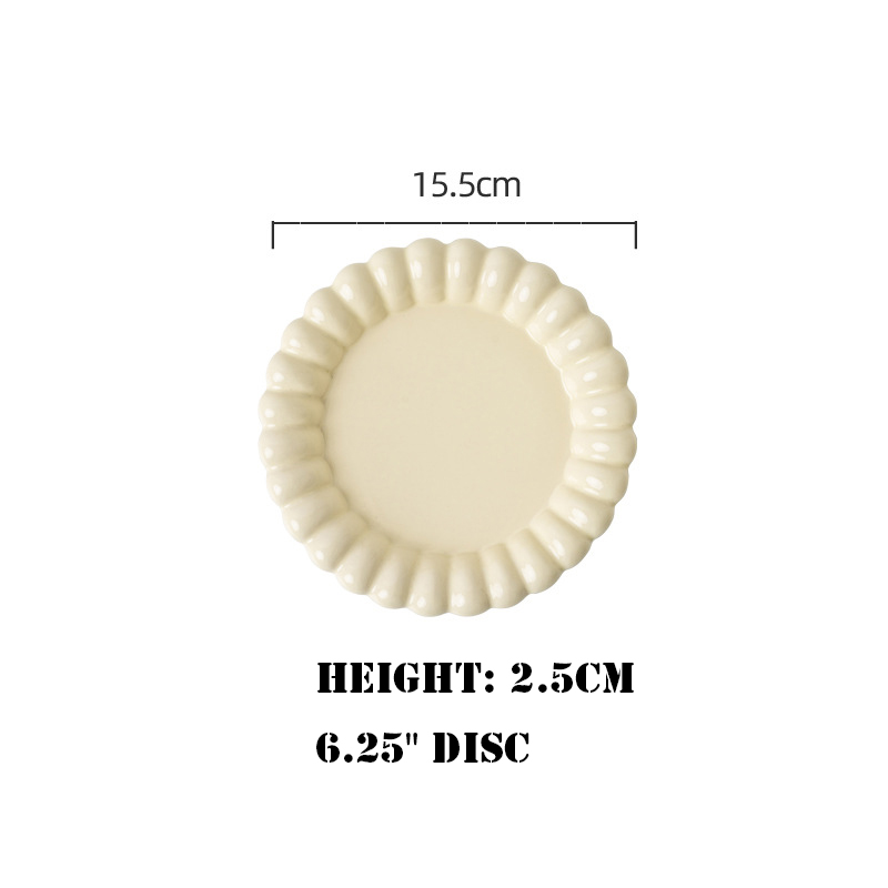 Tarte au fromage 6,25" - Assiette ronde