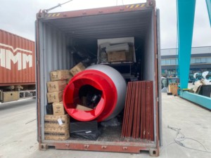 定制4立方米自装移动式混凝土搅拌车，带彩色标志水泥桶称重系统 - Product Image 4
