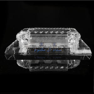 Şirket için özelleştirilmiş Model 3d kristal cam yapı modeli yıldönümü hediyesi - Product Image 4