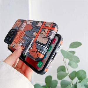 Avrupa ve amerikan sokak karikatür illüstrasyon baskı telefon iphone için kılıf 16 15 14 13 12 pro max XR 7/8P koruyucu kapak - Product Image 6