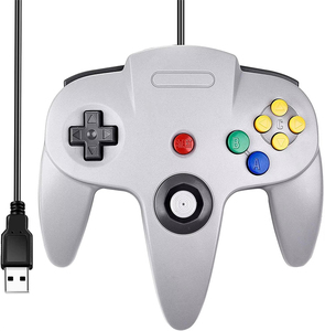 USB Wired Game <strong>Controller</strong> Suitable for Nintendo <strong>N64</strong> Game Joystick <strong>Controller</strong> with Multiple Color <strong>Controllers</strong>