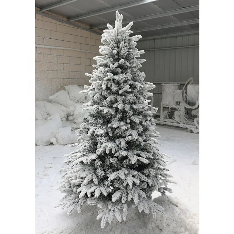 A-2001 Su Misura 90 CENTIMETRI-400 CM Floccato Neve Floccato Albero Di Natale Artificiale Per La Decorazione