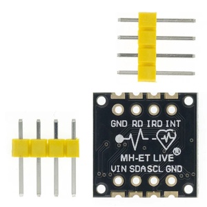 1pcs mh-et LIVE <span class=keywords><strong>MAX30100</strong></span>心率血氧传感器模块心率传感器突破超低功耗