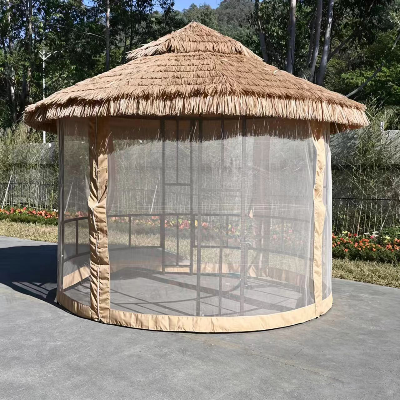 Pavillon+Table+Siège+rideau latéral fin