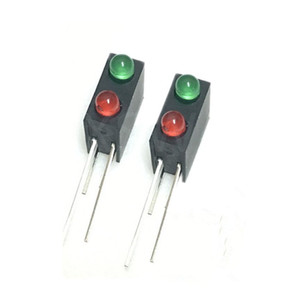 ที่ใส่โคมไฟ LED สองรู3มม. พร้อมไฟ LED F3สีแดงสีเขียวเหลืองน้ำเงินตัวเลขสองหลักที่นั่งทรงสี่เหลี่ยมโค้งงอ90องศา - Product Image 6