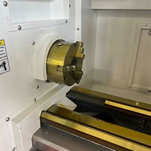 TEBAK自动高精度平床数控车床机床金属切削铣削钻床CK6136台式数控车床 - Product Image 4