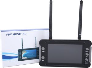 Monitor FPV de 4,3 pulgadas, 5,8G, 40CH, 16:9 NTSC/PAL, batería integrada de 1200mAh, entrada de 5-23V, función DVR de baja latencia, accesorios para Drones - Product Image 5