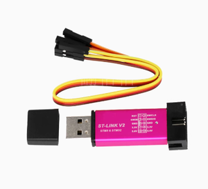 ST-LINK V2 STM8/STM32エミュレータプログラマ、stlinkダウンローダー、ライン燃焼デバッガーST-LINK-V2 - Product Image 1