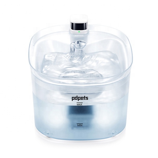 Fontaine d'eau de l'animal familier 2.5L