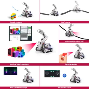 Adeept RaspTank Kit auto Robot intelligente in metallo per scheda Raspberry Pi 5/4B/3B/3B non inclusa - Product Image 4