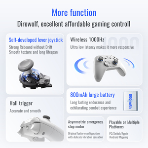 FLYDigi ตัวควบคุมเกมไดร์ฟลายดิจิ้น3สำหรับ PC/IOS/Android BT เกมแพดไร้สายสำหรับสวิตช์ด้ามจับเกม2.4G - Product Image 3