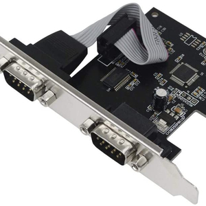 <strong>PCI</strong> Express 1.0 X 1 to Industrial DB9 COM RS232 Converter Adapter <strong>Controller</strong> for Desktop PC - Product Image 1