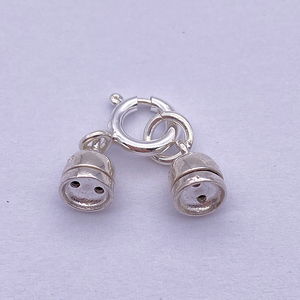 Chất Lượng Cao 925 Sterling Silver Khóa Học Tôm Hùm Clasp Với End Caps Thiết Bị Cho Trang Sức Ngọc Trai Bracelet Làm Móc Cài - Product Image 6