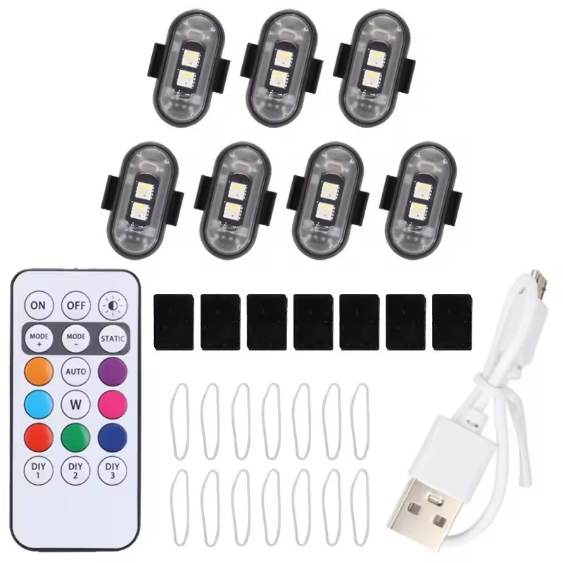 7 Lumières + 1 Télécommande
