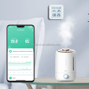 Manufacturer Tuya Mini WiFi <strong>Temperature</strong> and <strong>Humidity</strong> <strong>Sensor</strong> LCD Display <strong>Temperature</strong> <strong>Humidity</strong> Meter Work with Alexa - Product Image 4