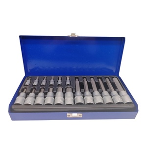 סיטונאי רב פונקצית מקצועי משושה <span class=keywords><strong>Socket</strong></span> ברגים סט 1/4-אינץ ו 1/<span class=keywords><strong>2</strong></span>-אינץ 18 חתיכות קצת שקע סט