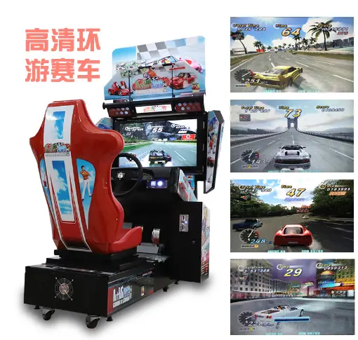 Terra de banana Novo produto em promoção Simulador a fichas Arcade Video adulto Máquina de jogo de Carro de Corrida