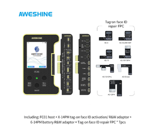 Awe shine FC01 Dot Matrix Batterie programmierer Für iPhone x bis 14 PM Nicht entfernbare Gesichts-ID Flex Batterie Flex Daten Lesen Schreib werkzeug