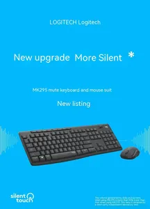 Logitechs MK295 Teclado y mouse inalámbricos K295 y M220 Kit combinado de teclado y mouse inalámbricos Juego de teclado cómodo - Product Image 6