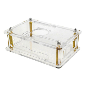 Orange Pi 5 корпус акриловый корпус защитный корпус для корпуса для модели Pi 5 с двумя радиатором - Product Image 2