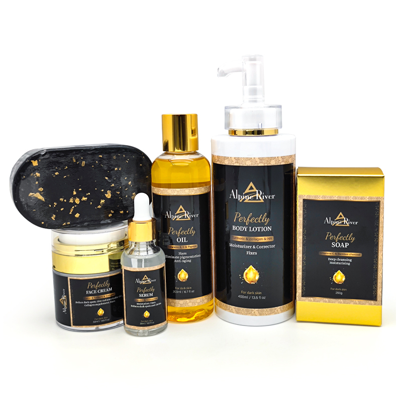 Ensemble parfait de soins de la peau