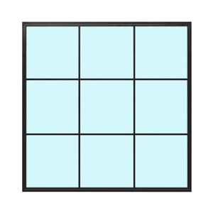 Customized External Fixed Type Aluminium Drafty <strong>Window</strong> Square Steel Metal Picture <strong>Window</strong> <strong>Frames</strong> with Glass