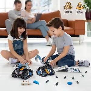 3-in-1 Educational STEM <strong>Robot</strong> Building Block Set 695pcs Dual Mode Programmable <strong>Robot</strong> APP &amp; Remote Control Toys - Product Image 6