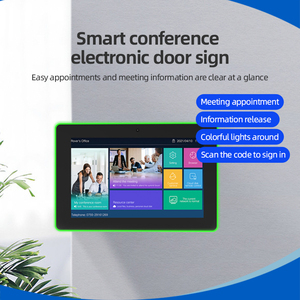 10-Inch <strong>Android</strong> 11 Tablet PC with LED Surround Lighting NFC/RFID Animation Functions for Meeting Room <strong>Display</strong> Retail Store Use - Product Image 2