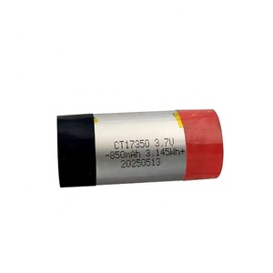 Soft Pack Cylindrical Lipo <strong>Battery</strong> 3.7v 3C Discharage 17350 850mah 17390 17400 920mah High Rate Lithium Ion <strong>Batteries</strong> - Product Image 1