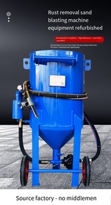 Mobil kumlama makinesi kumlama tankı pas kaldırma yüksek basınçlı büyük ve küçük kumlama makinesi - Product Image 5
