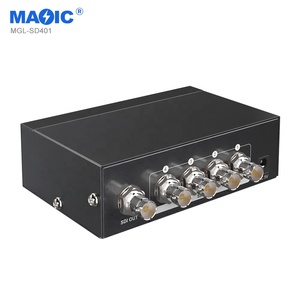 1080P Full HD SD 3G-SDI Switch 1440P Video Switcher 4 entradas 1 salida para monitor con interruptor SDI de control RS232 - Product Image 2