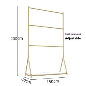 Quần áo trẻ em hiển thị giá ba lớp hai lớp sàn đứng với kệ nâng thân thiện với môi trường cho các cửa hàng - Product Image 5