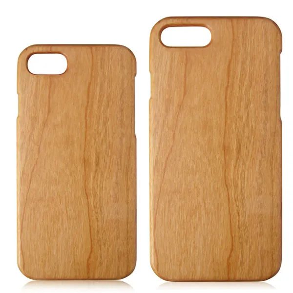 Logotipo personalizado alta qualidade shell madeira telefone caso para iPhone7/plus telefone madeira natural cobre
