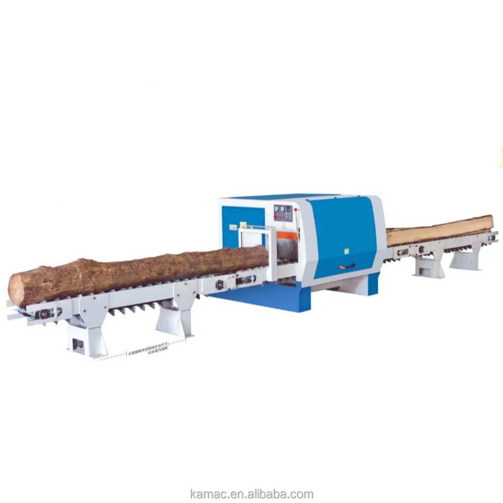 Máquina de sierra Rip de hoja múltiple de madera cuadrada de alta precisión con Ce