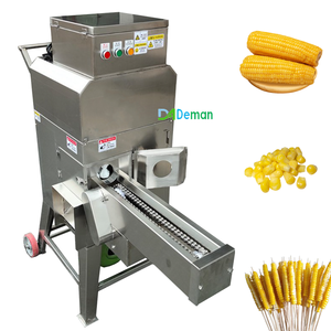 Venta caliente granos de maíz dulce trilladora separador de maíz fresco trilladora de maíz máquina de eliminación de semillas de maíz - Product Image 1