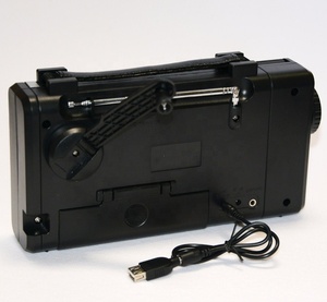 AM/FM/天气天气收音机太阳能/发电机供电手电筒 - Product Image 2